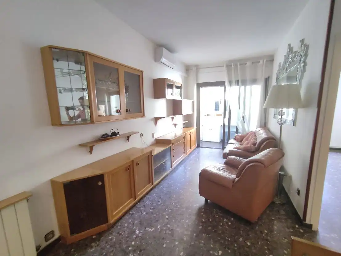 Wohnzimmer von Wohnung zur Miete in Barcelona mit Klimaanlage, Möbliert und Waschmaschine