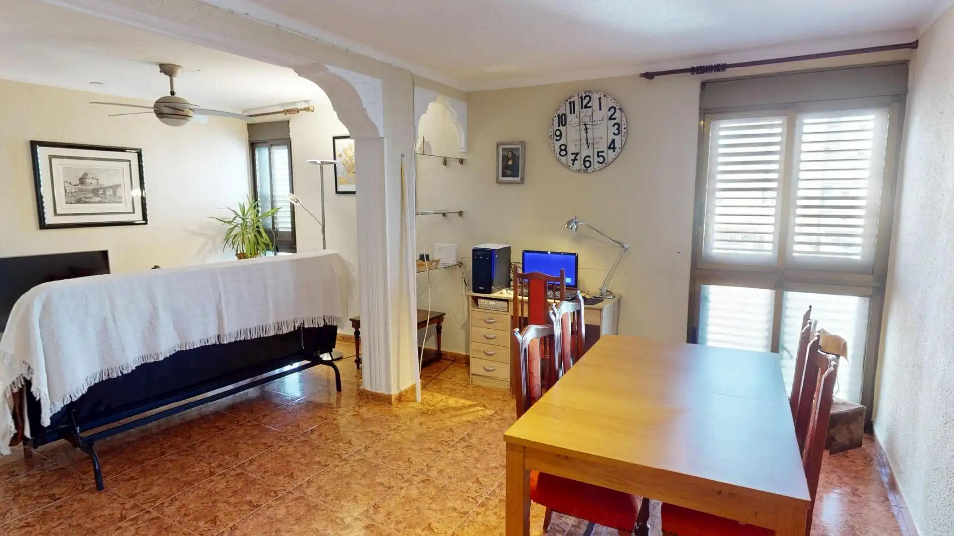 Dining room of Flat for sale in  Valencia Capital  with Air Conditioner