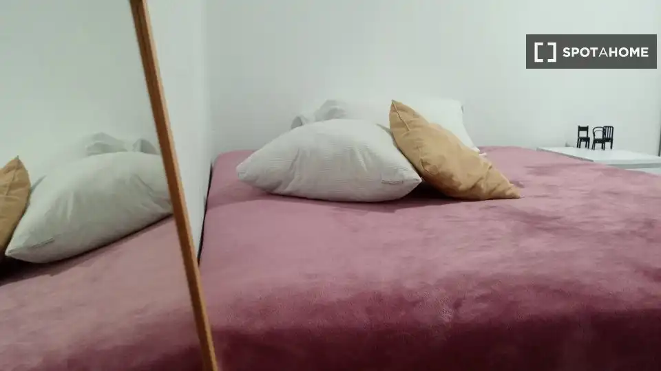 Schlafzimmer von Wohnung zur untervermieten in Las Palmas de Gran Canaria mit Klimaanlage, Terrasse und Möbliert
