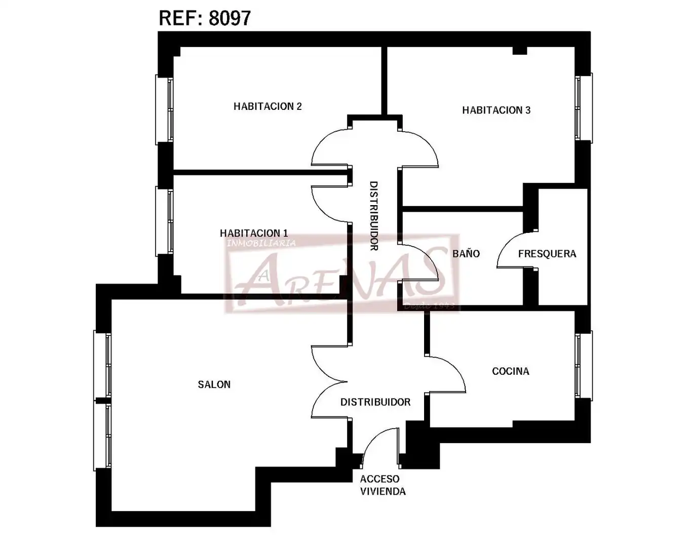 Flat for sale in Laredo  with Heating, Private garden and Furnished
