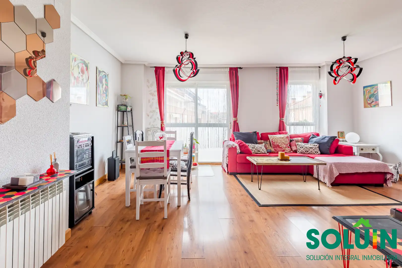 Sala de estar de Piso en venta en San Martín de la Vega con Calefacción, Parquet y Trastero