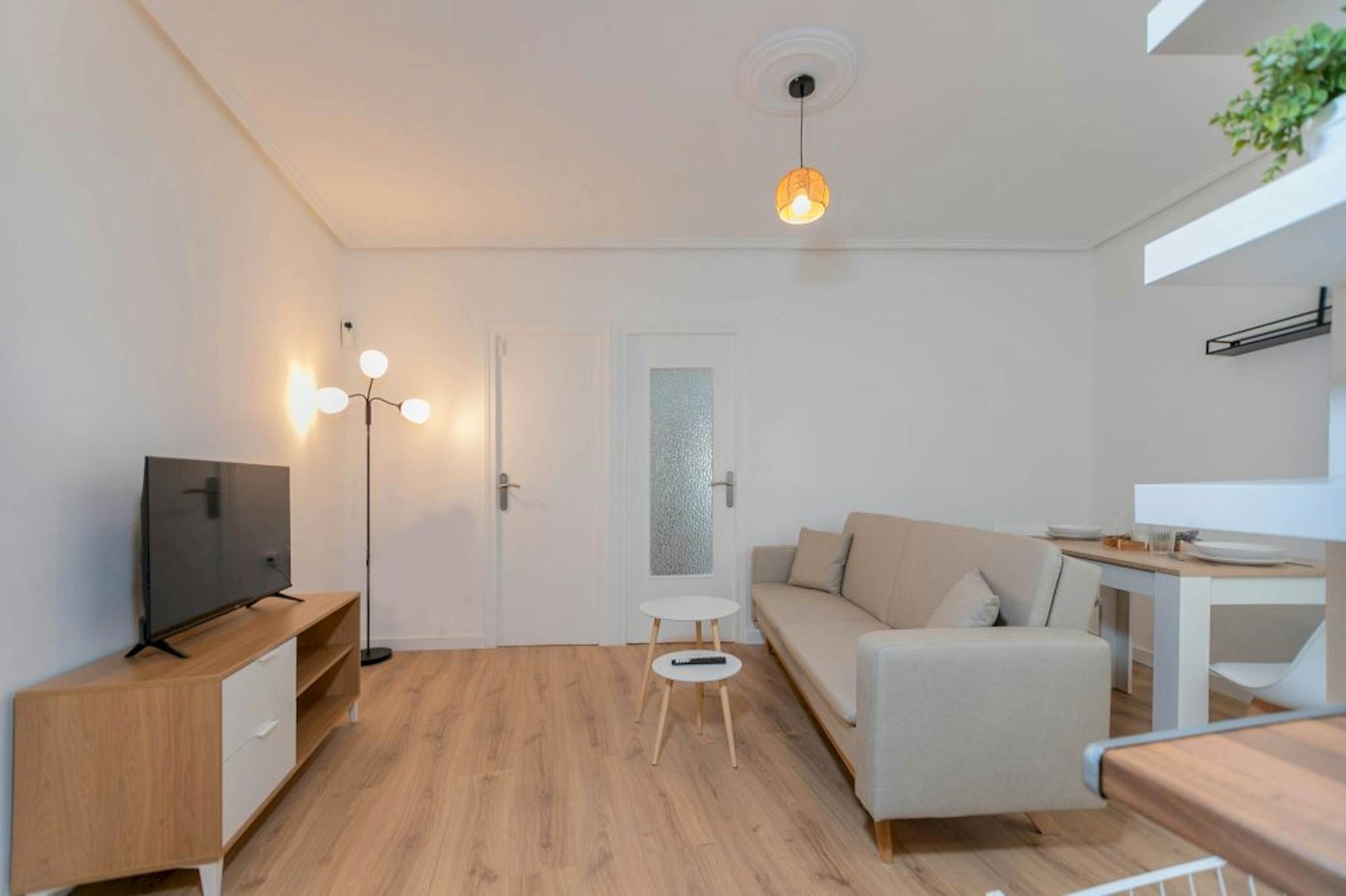 Living room of Flat to rent in  Valencia Capital  with Furnished, Washing machine and TV