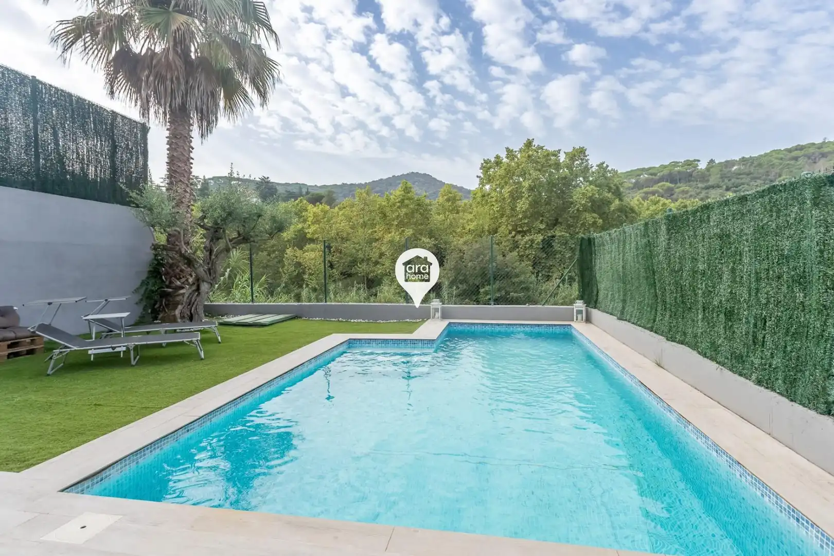 Swimming pool of Houses for sale in Dosrius  with Air Conditioner, Private garden and Terrace