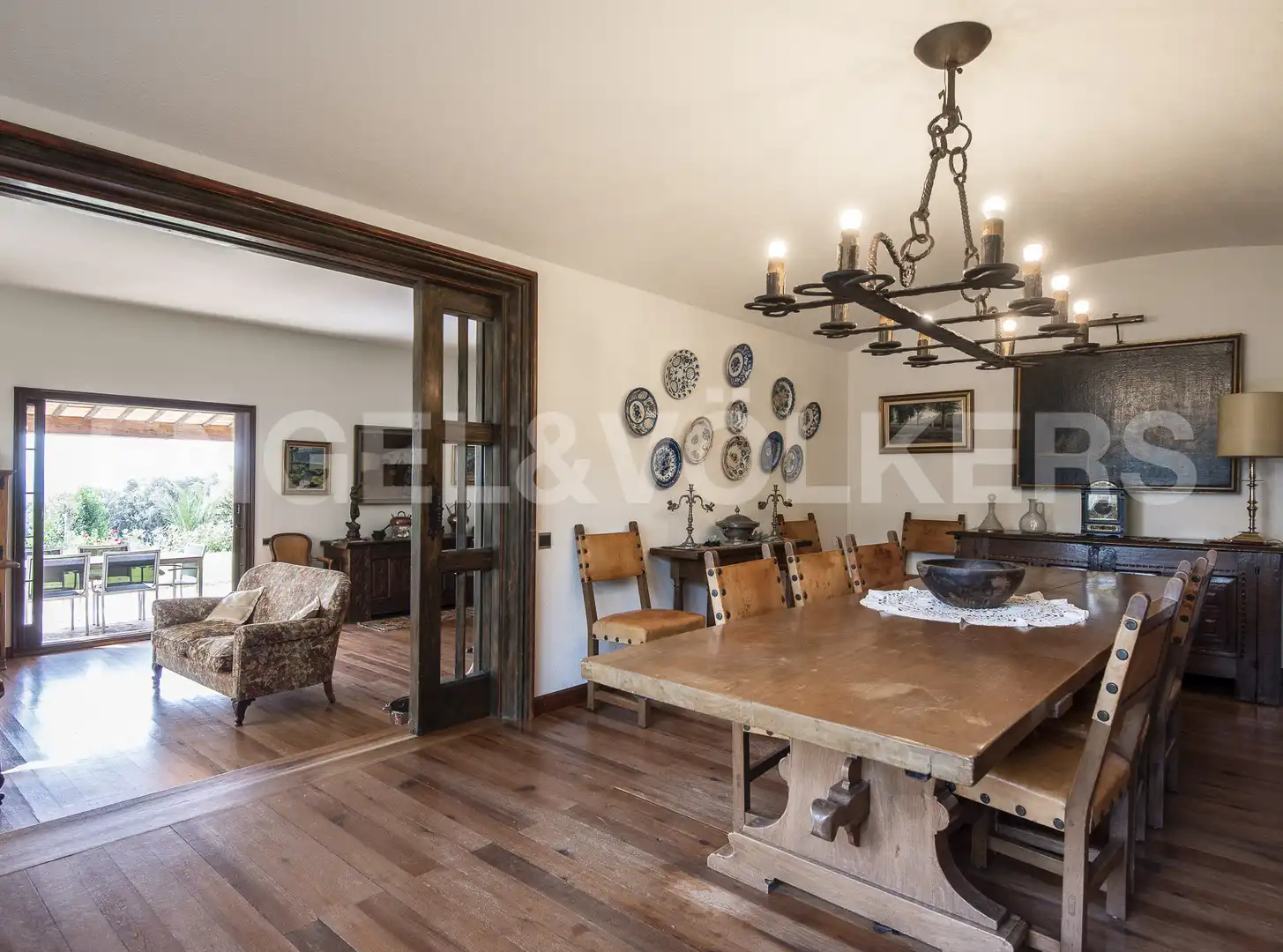 Esszimmer von Country house zum Verkauf in La Garriga mit Heizung und Schwimmbad