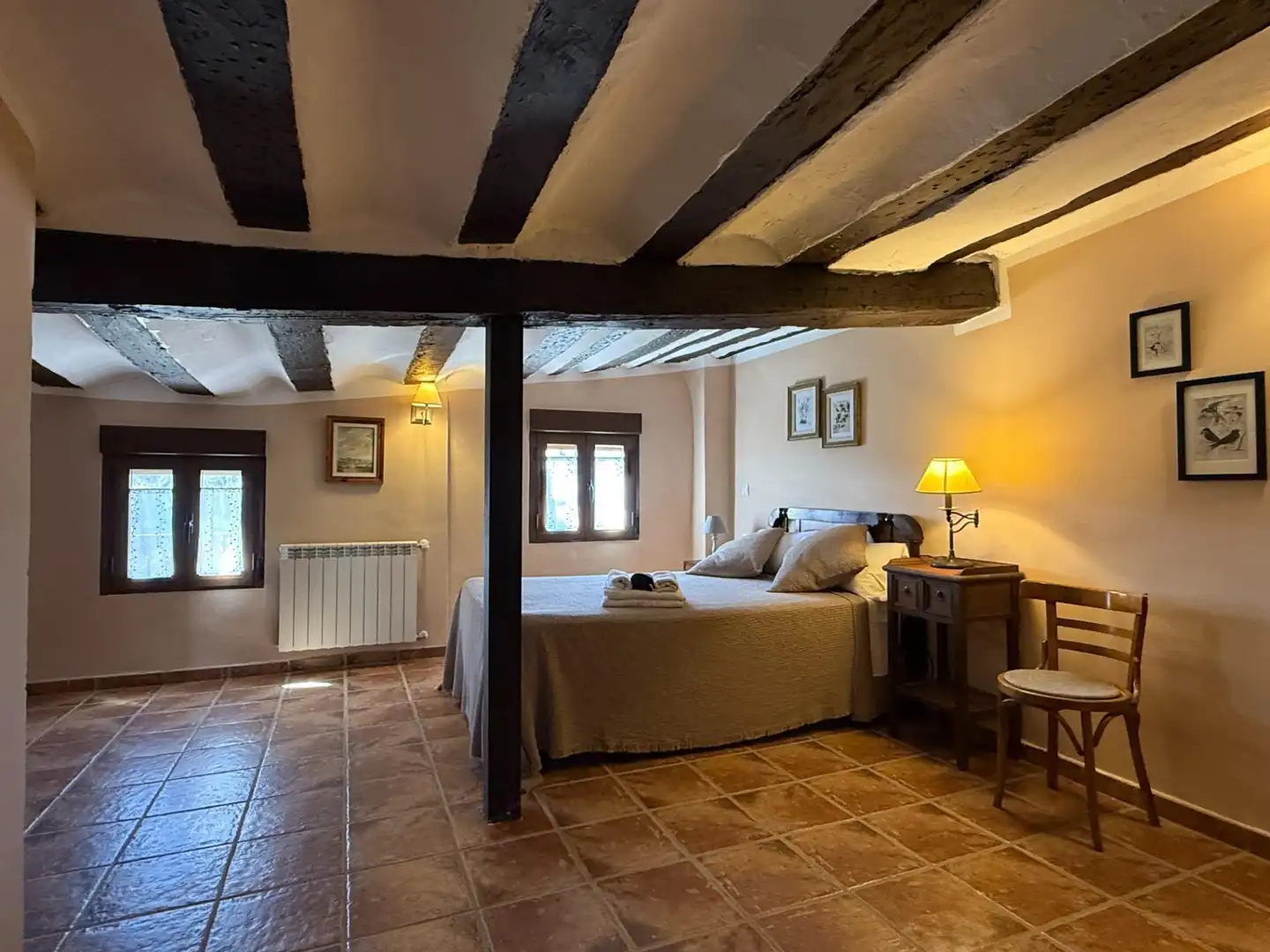 Habitación de Finca rústica en venta en Auñón con Terraza, Amueblado y Balcón