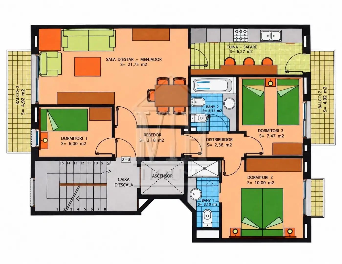 Flat with terrace for sale in Carrer del Doctor Robert, imagen 53