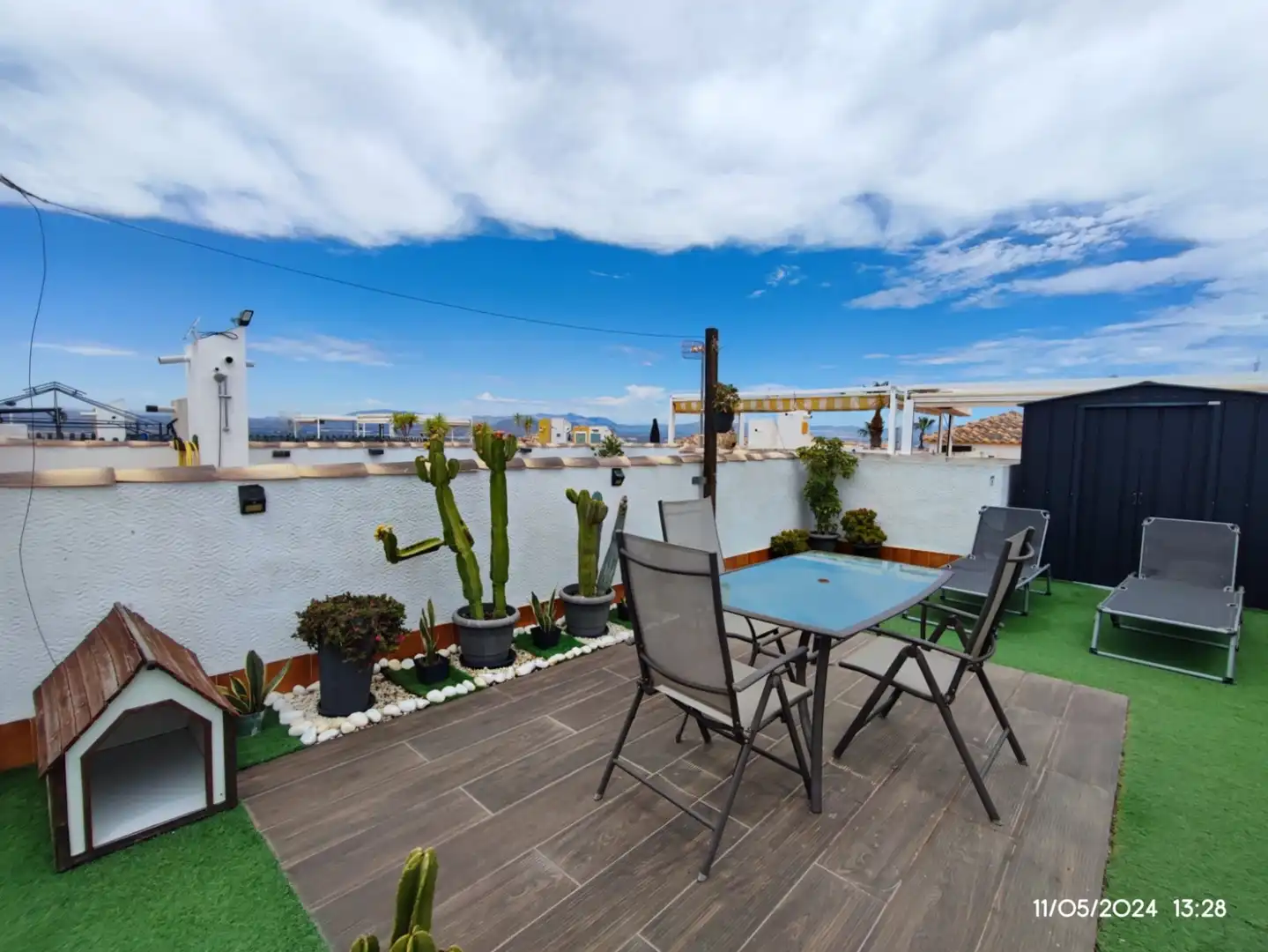 Terraza de Ático de alquiler en Santa Pola con Aire acondicionado, Calefacción y Terraza