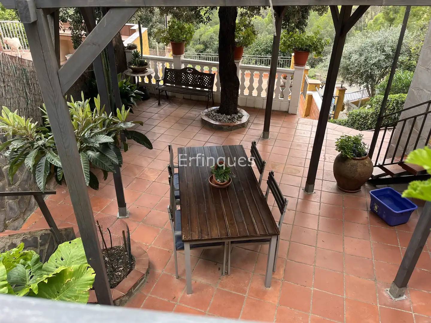 Terrasse von Haus oder Chalet zum Verkauf in Viladecavalls mit Klimaanlage, Heizung und Privatgarten