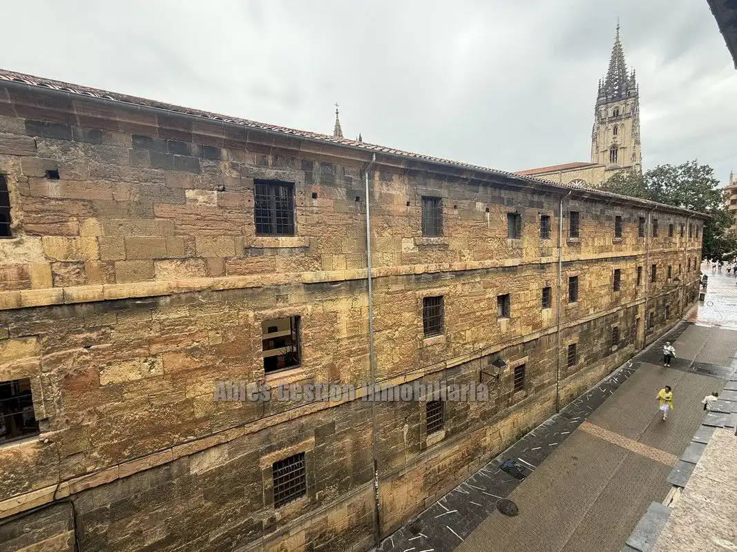 Außenansicht von Wohnung zur Miete in Oviedo  mit Heizung, Parkett und Abstellraum