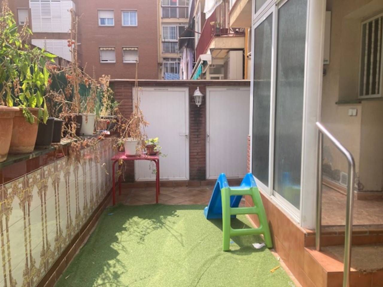 Terrace of Flat to rent in Cornellà de Llobregat  with Air Conditioner and Balcony