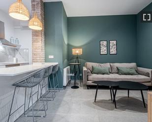 Living room of Flat to rent in  Barcelona Capital  with Air Conditioner, Heating and Furnished