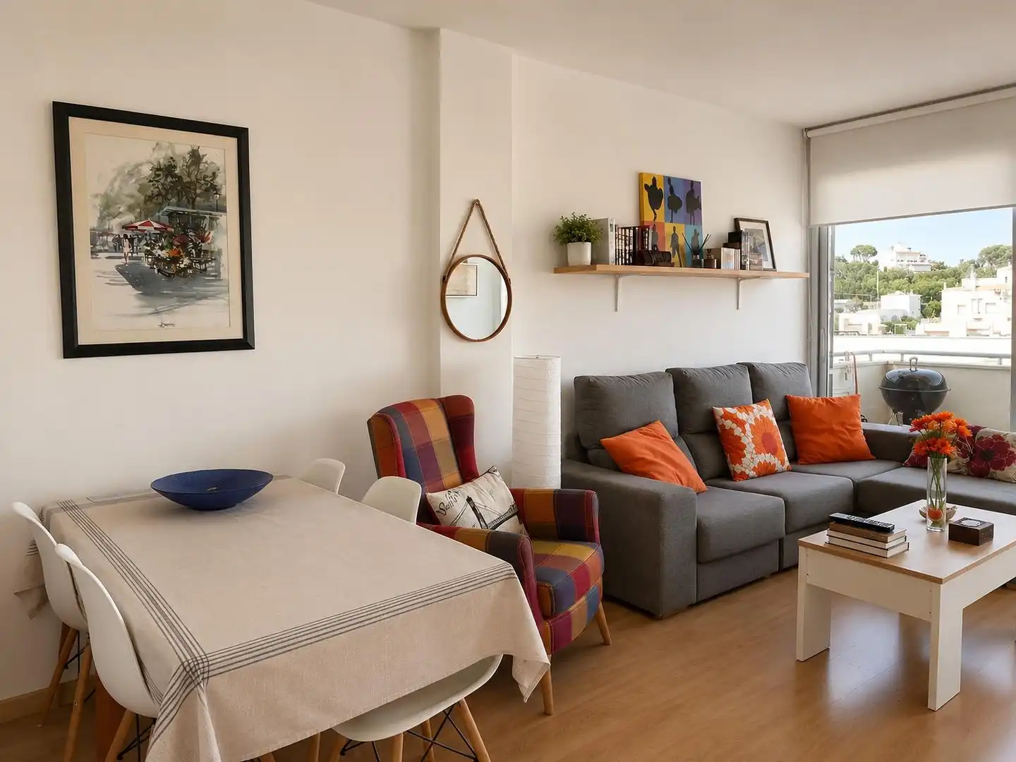 Sala d'estar de Àtic en venda en Llançà amb Aire condicionat, Terrassa i Traster