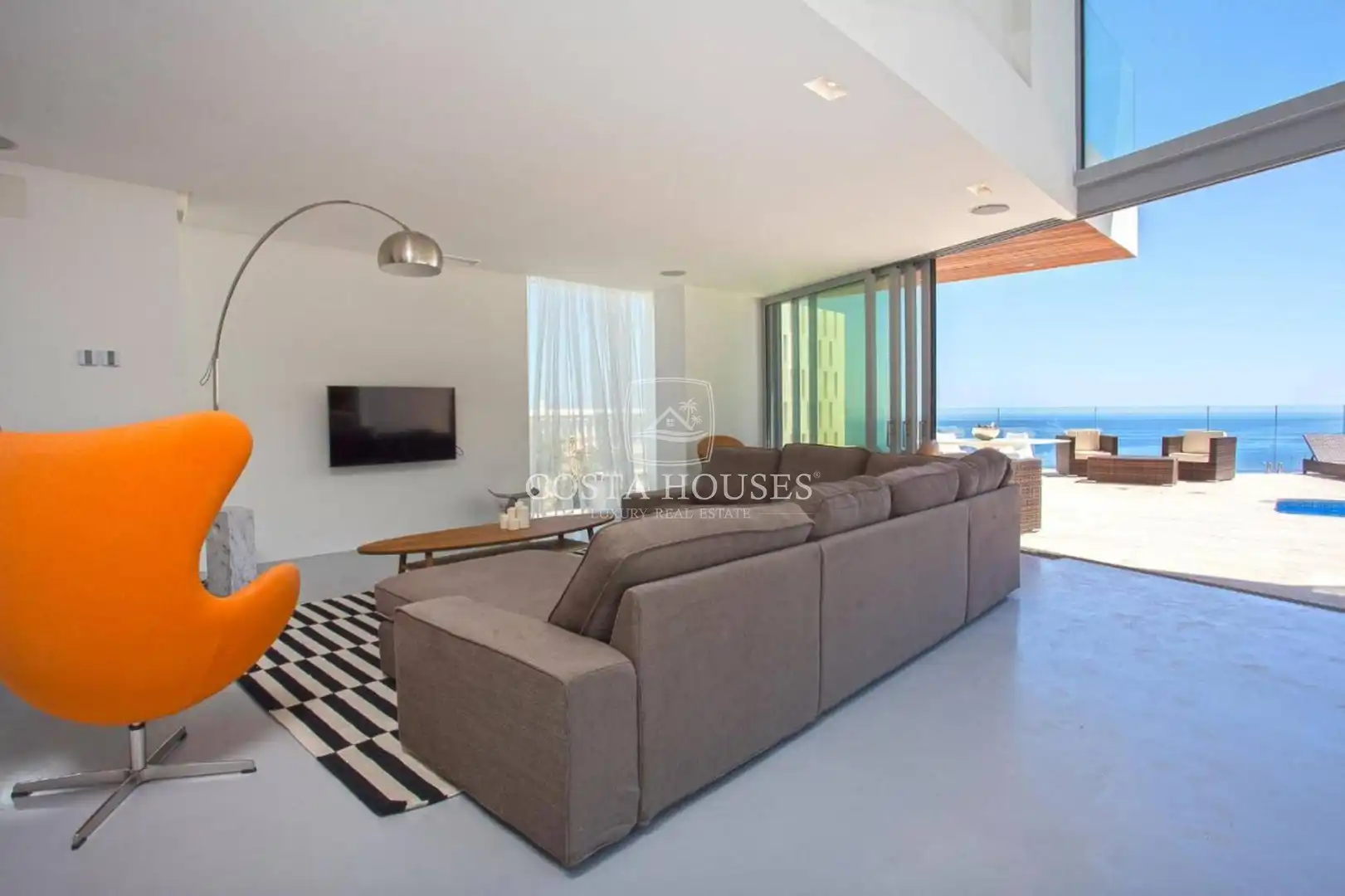 Living room of Houses for sale in Jávea / Xàbia  with Air Conditioner, Private garden and Terrace