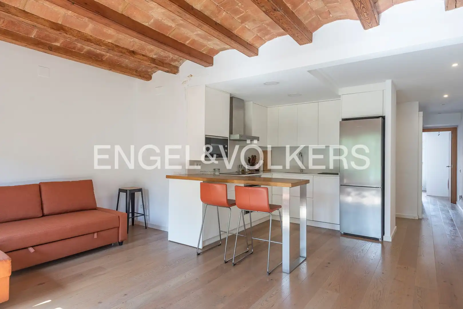 Kitchen of Attic for sale in Barcelona  with Air Conditioner, Heating and Furnished