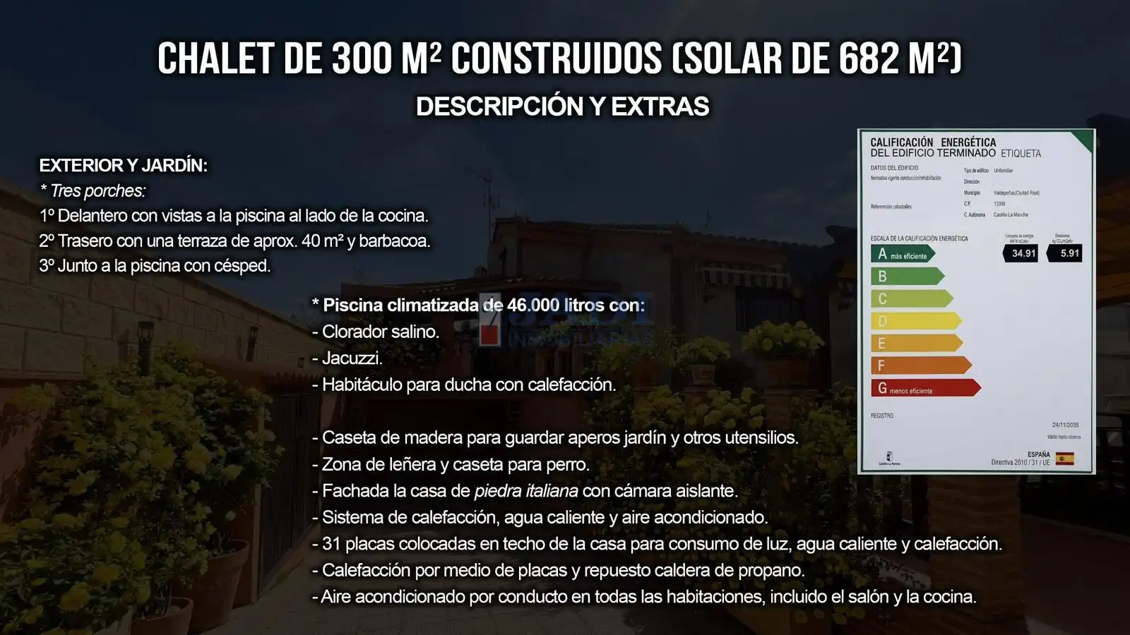 Chalet con piscina en venta en Valdepeñas, imagen 25