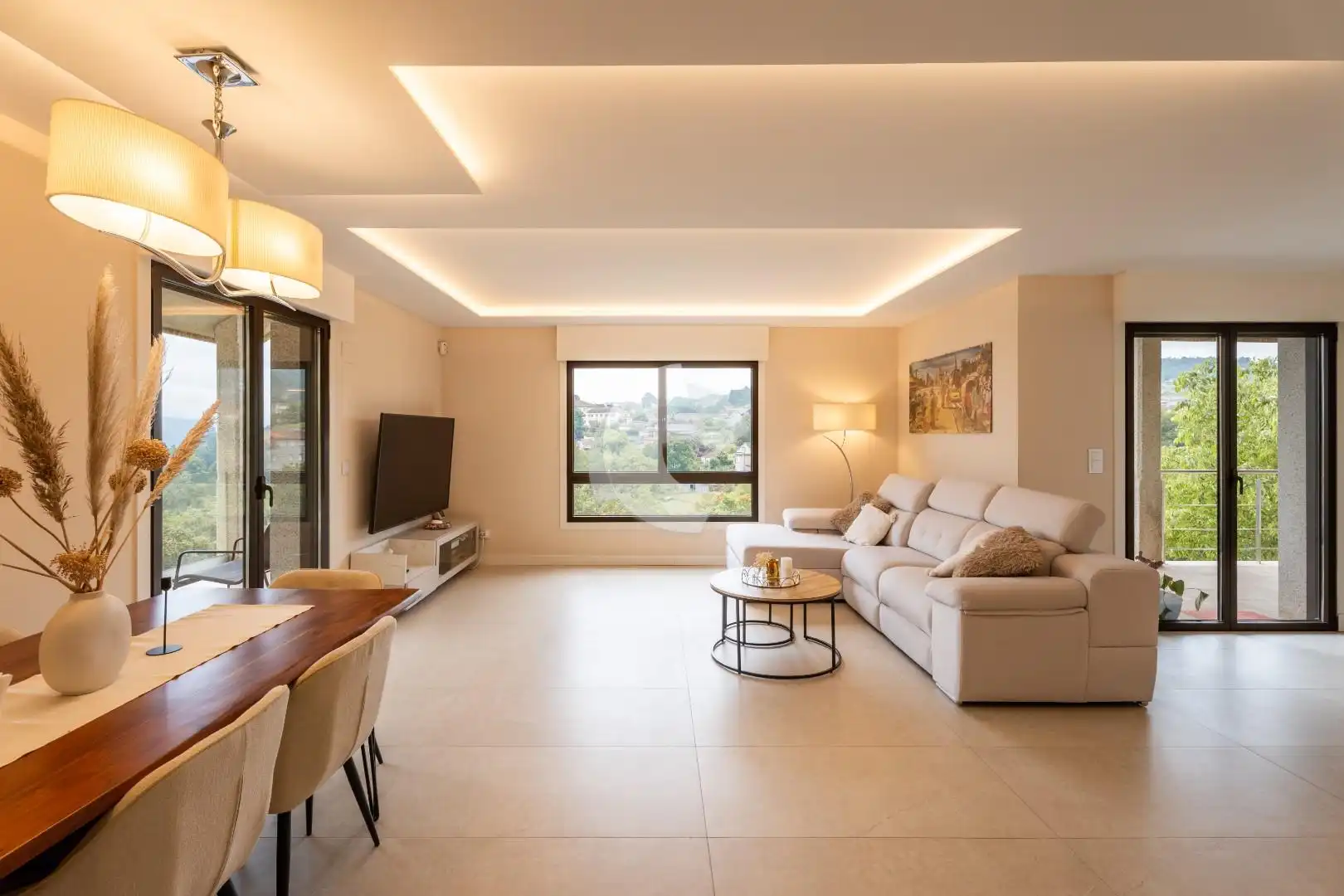 Sala de estar de Casa o chalet en venta en Barbadás con Calefacción, Jardín privado y Balcón