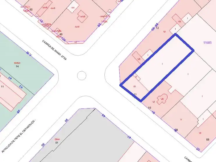 Wohnbaugrundstück zum Verkauf in Carrer de Miami 14, imagen 2