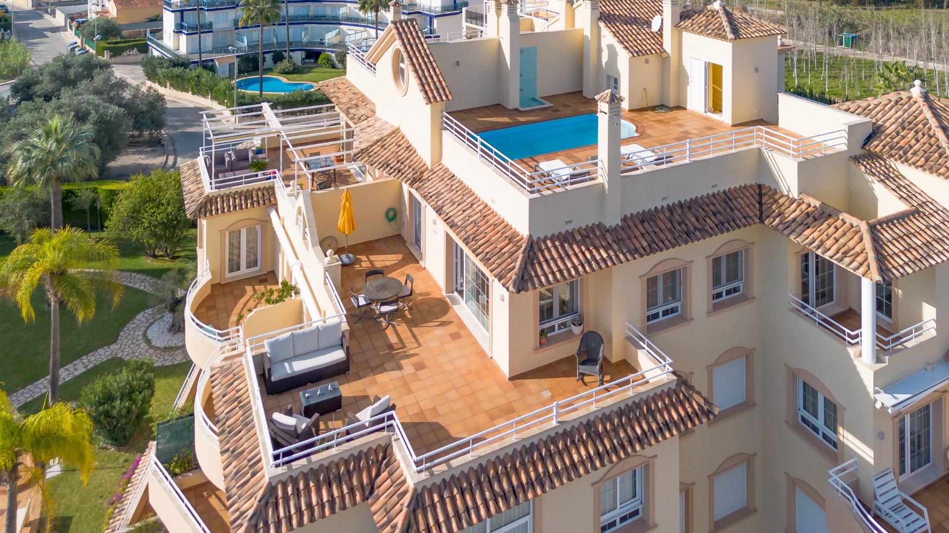 Terrace of Attic for sale in Oliva  with Air Conditioner, Private garden and Terrace