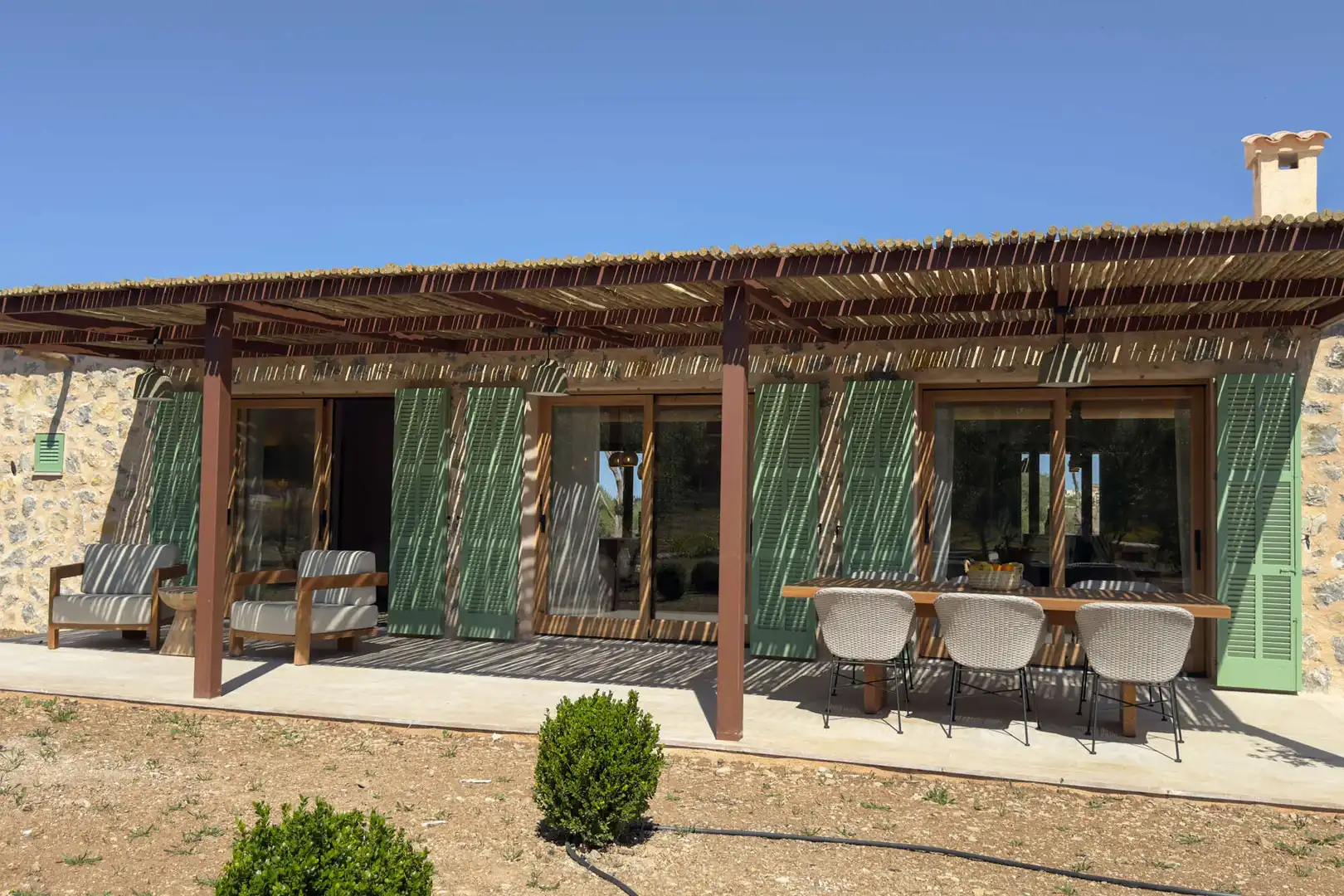 Terraza de Finca rústica en venta en Capdepera con Aire acondicionado, Calefacción y Parquet