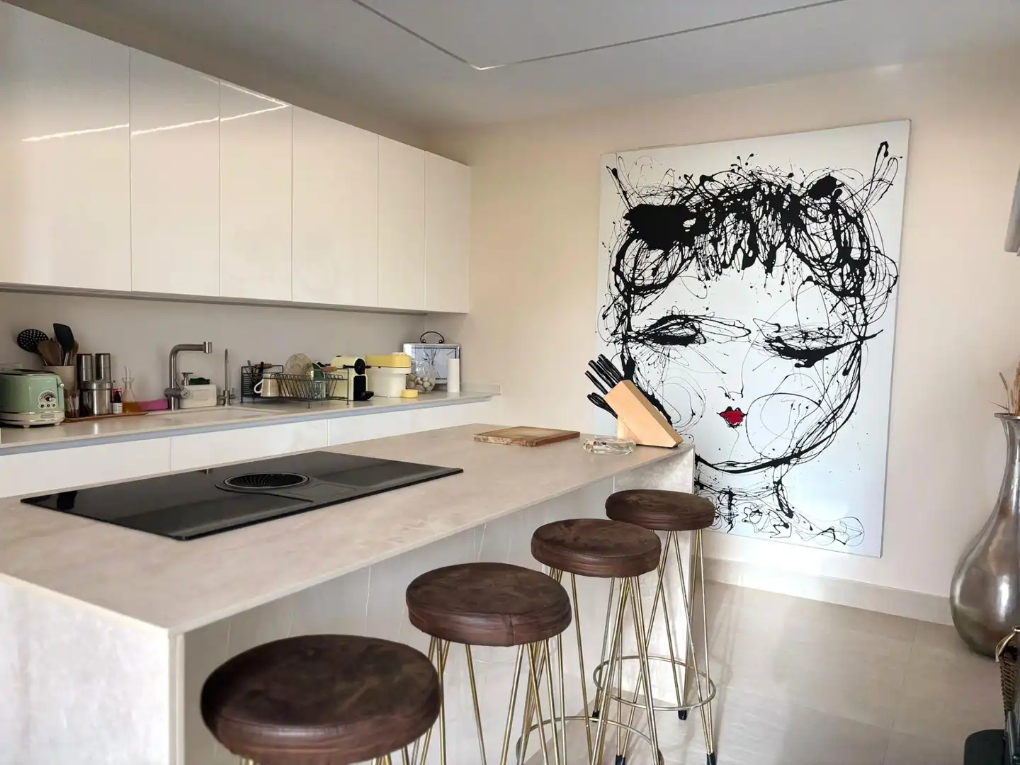 Cocina de Ático en venta en Marbella con Terraza
