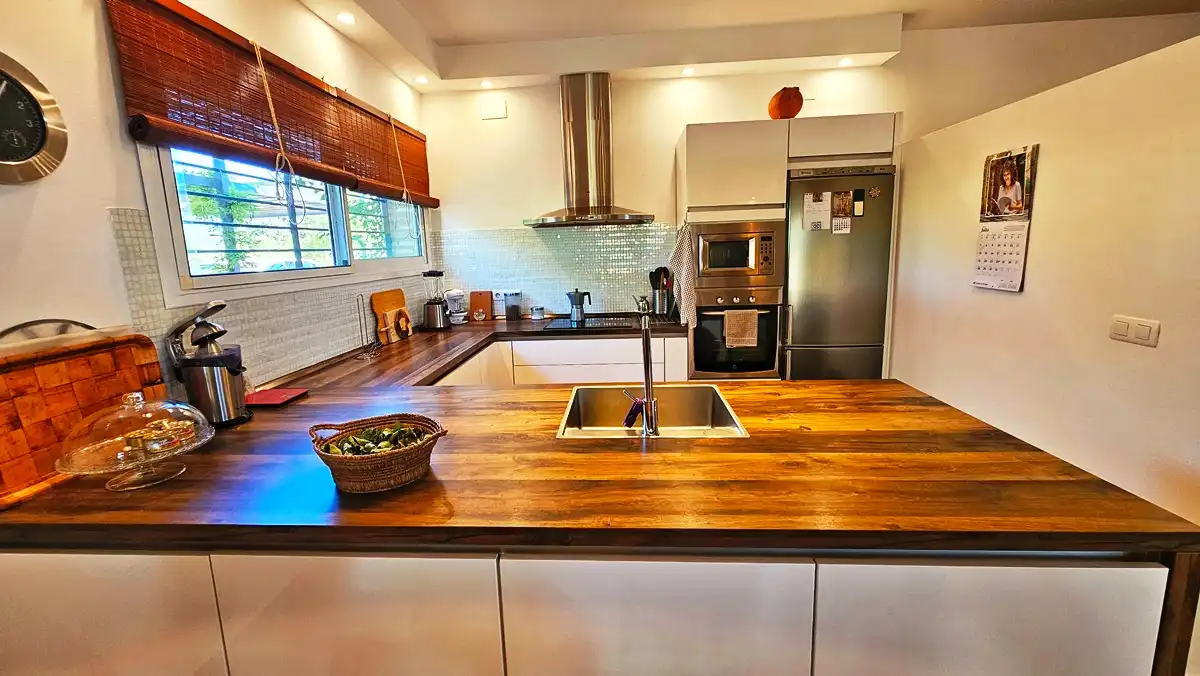 Kitchen of Houses for sale in El Madroño  with Air Conditioner and Private garden