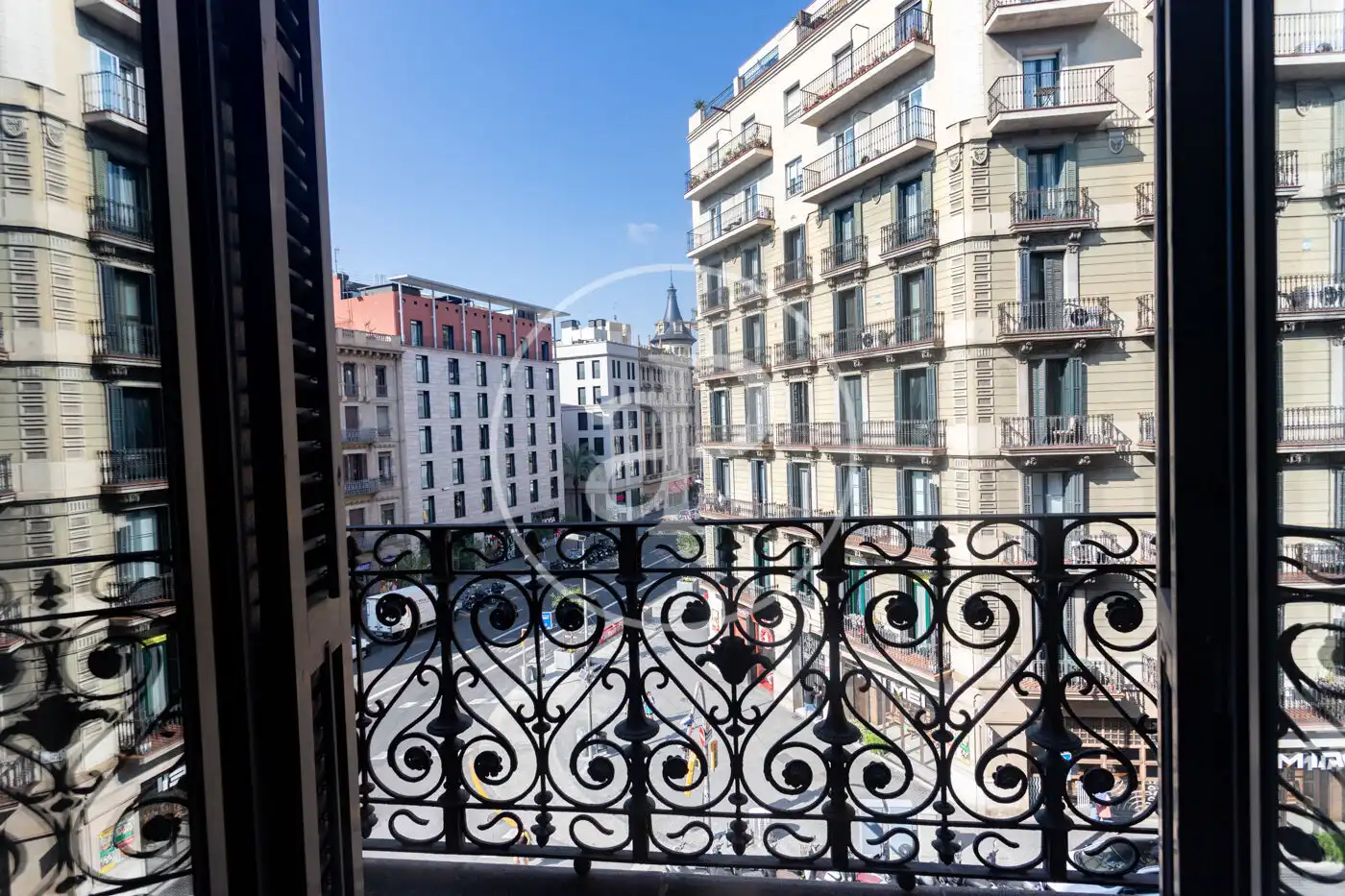 Terraza de Piso de alquiler en Barcelona con Aire acondicionado, Calefacción y Amueblado