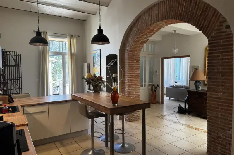 Cocina de Casa o chalet en venta en Agullana con Calefacción, Jardín privado y Amueblado
