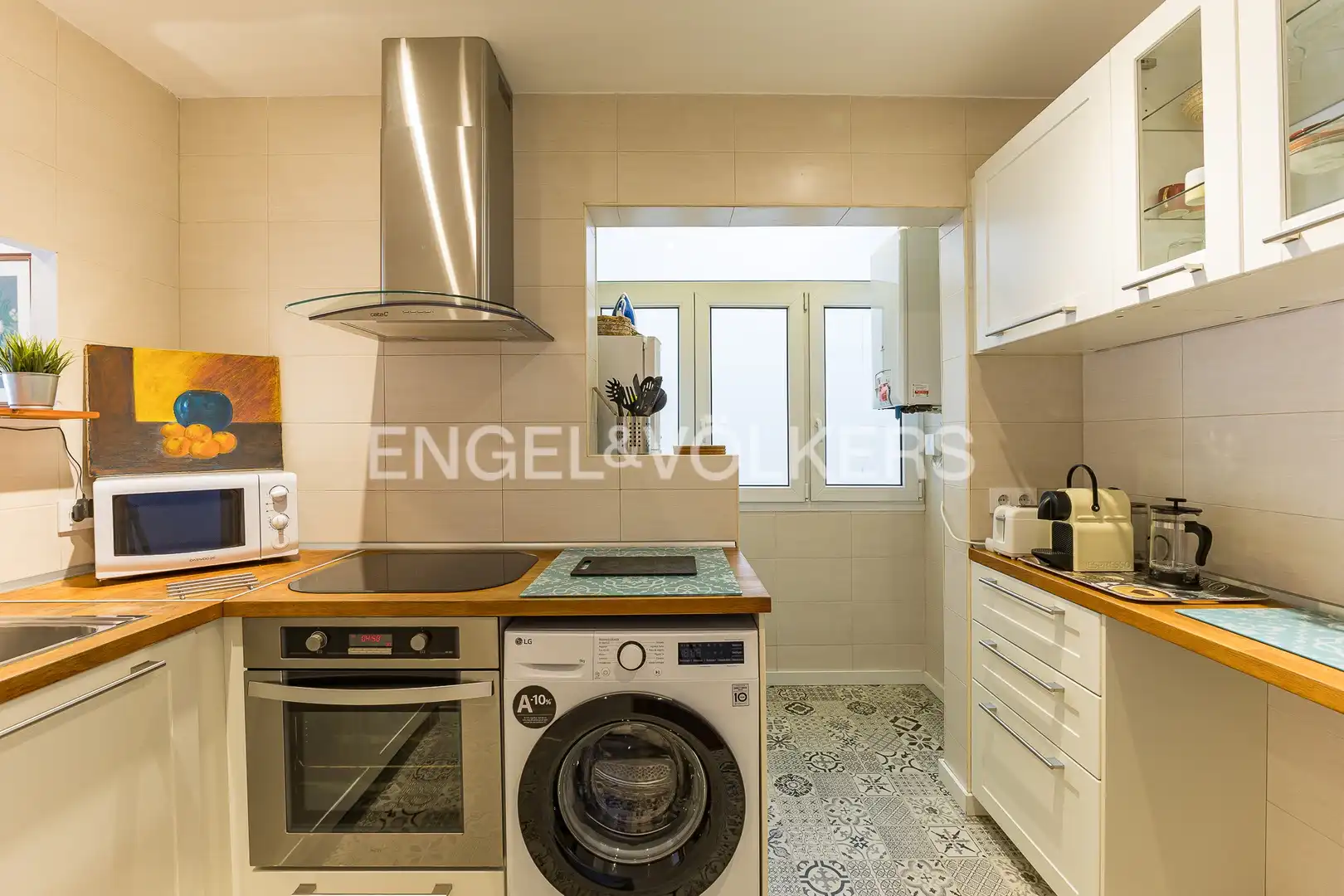 Kitchen of Flat for sale in Barcelona  with Air Conditioner, Heating and Parquet flooring