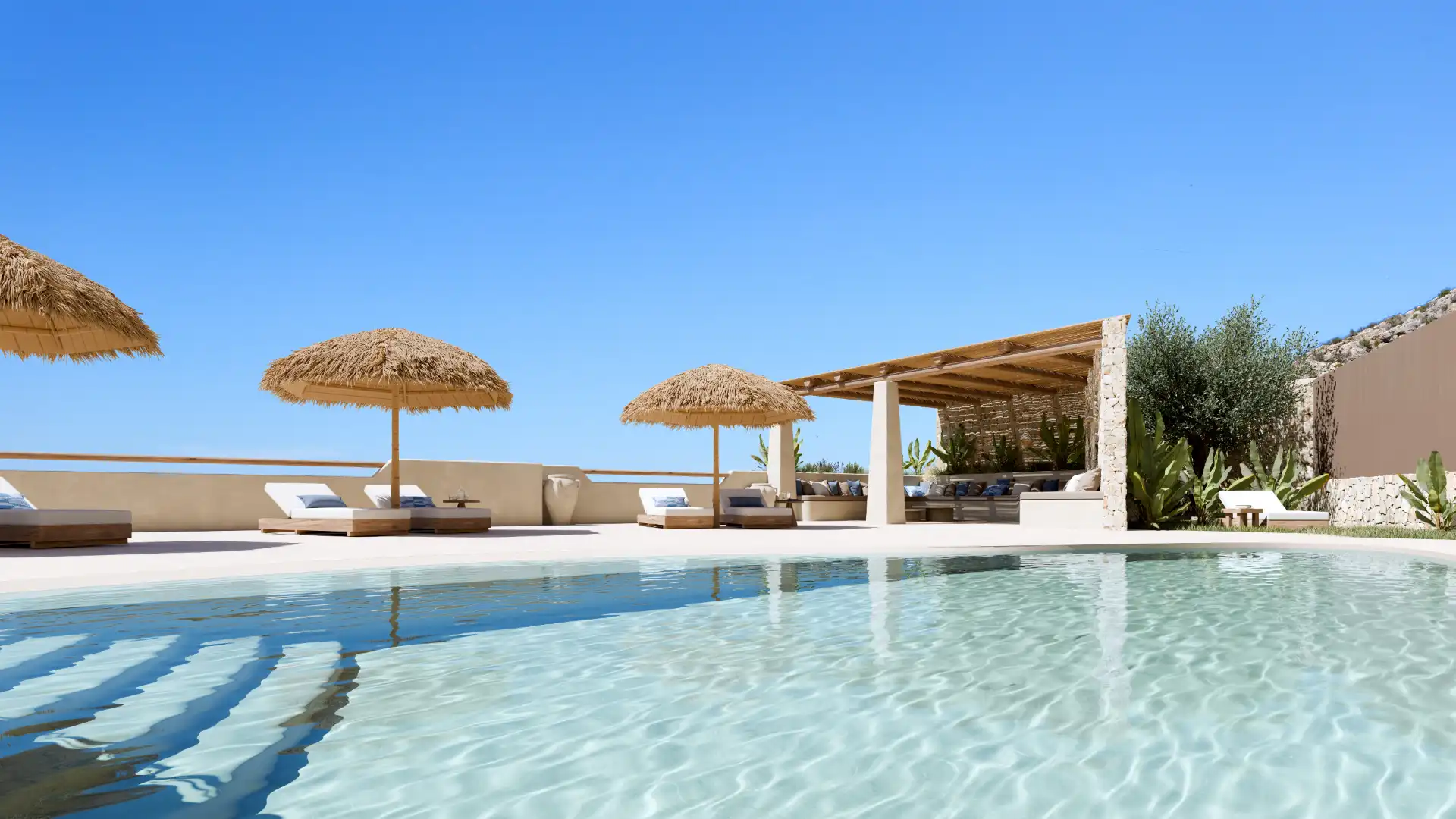 Piscina de Apartamento en venta en Cullera con Aire acondicionado, Calefacción y Terraza