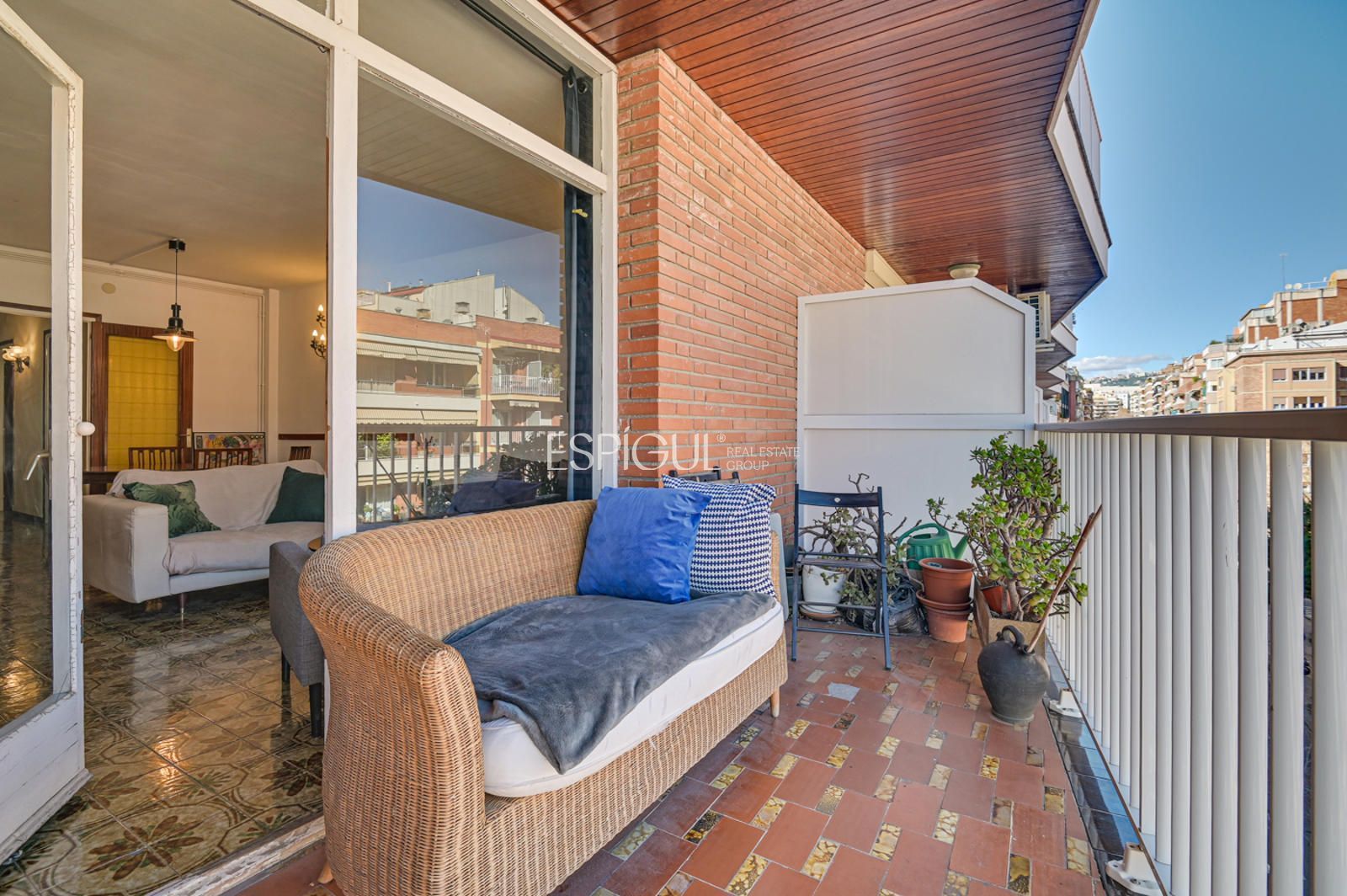 Terrace of Flat for sale in  Barcelona Capital  with Heating and Terrace