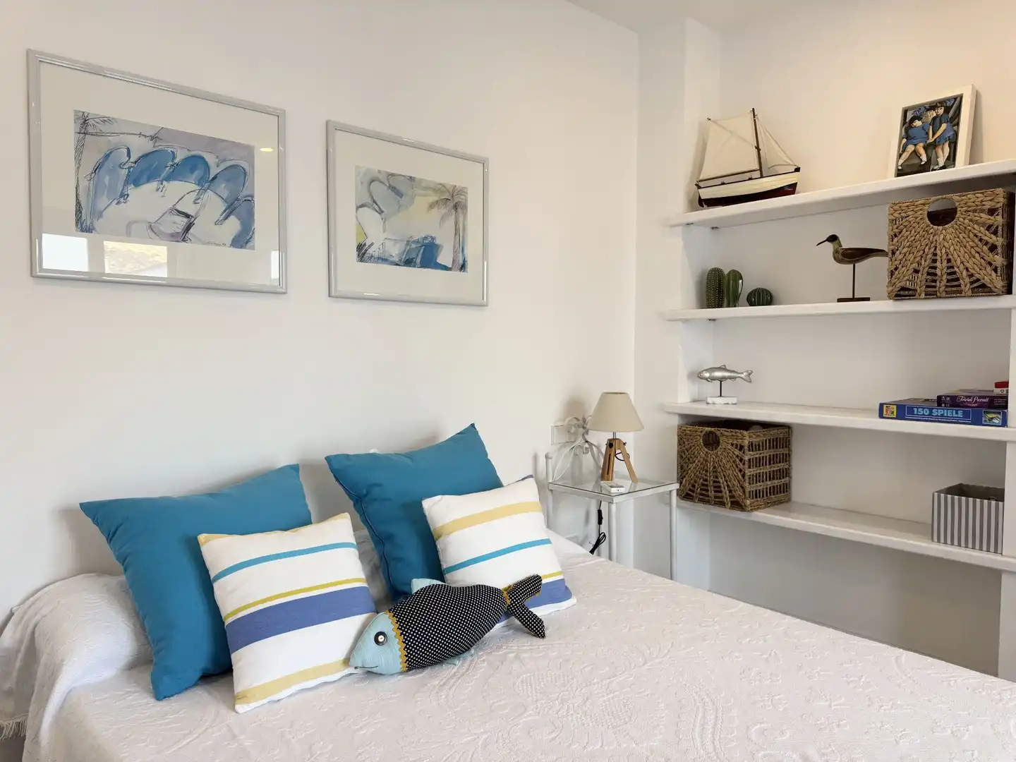 Bedroom of Houses for rent in Campos  with Air Conditioner and Heating
