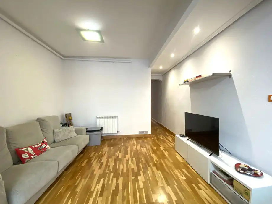 Wohnzimmer von Wohnung zum Verkauf in Vitoria - Gasteiz mit Heizung, Parkett und Abstellraum