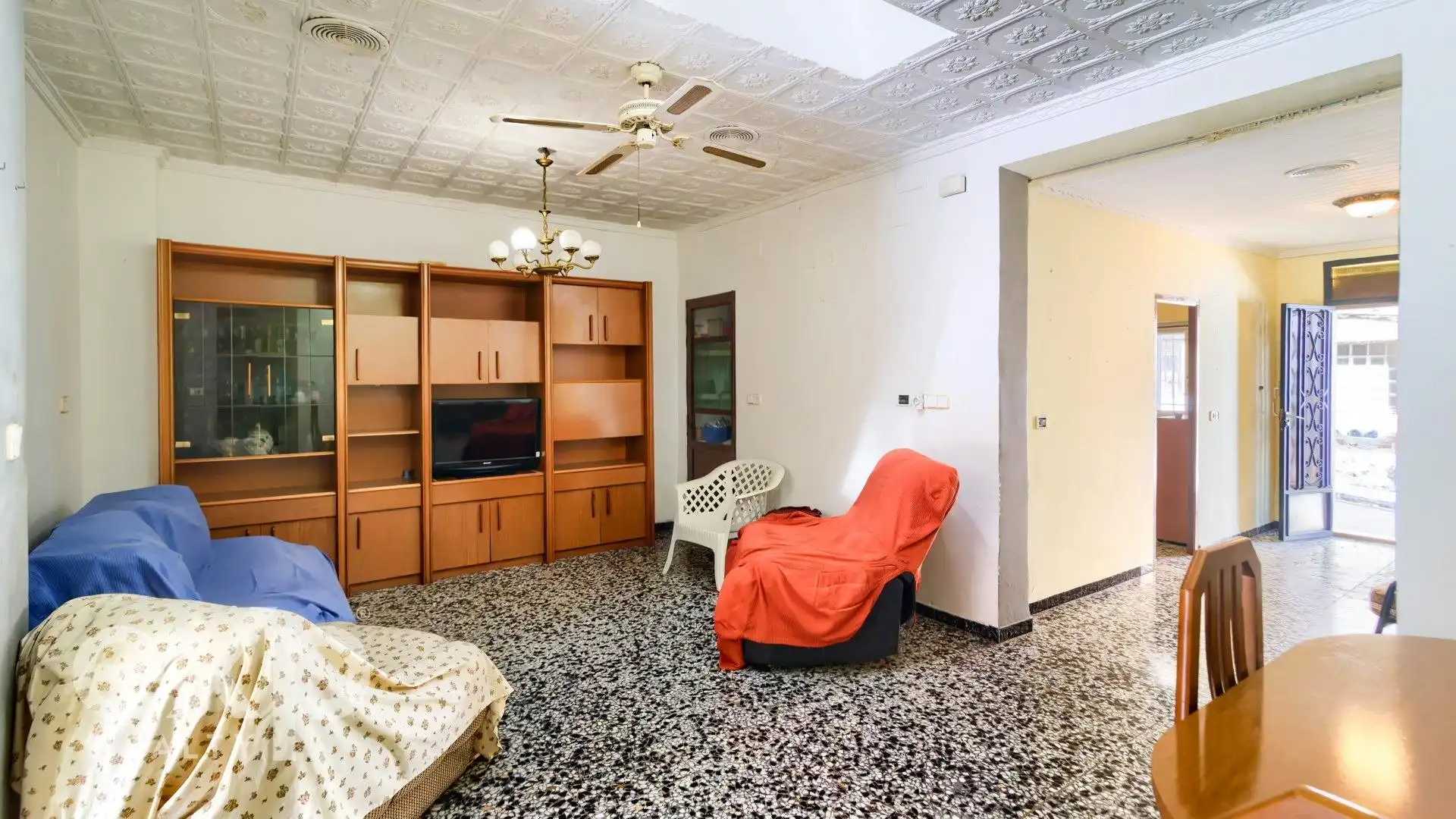 Sala d'estar de Casa o xalet en venda en Rafelguaraf amb Terrassa, Traster i Piscina