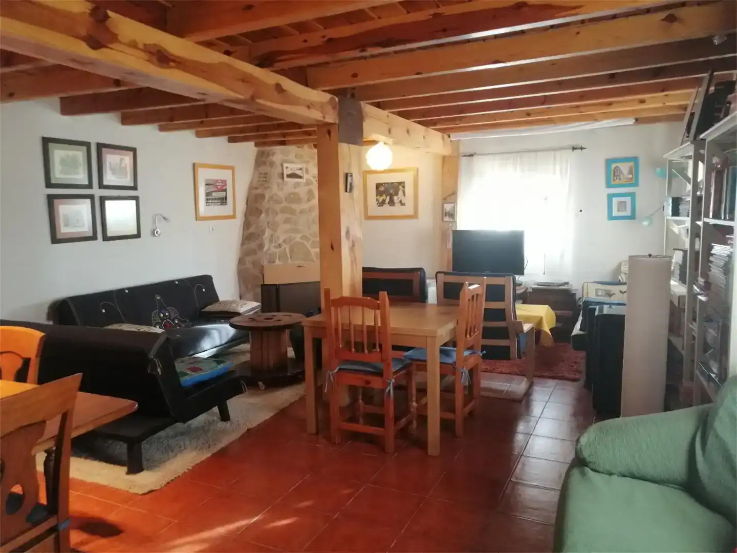 Sala de estar de Casa o chalet en venta en Talveila con Amueblado, Horno y Lavadora