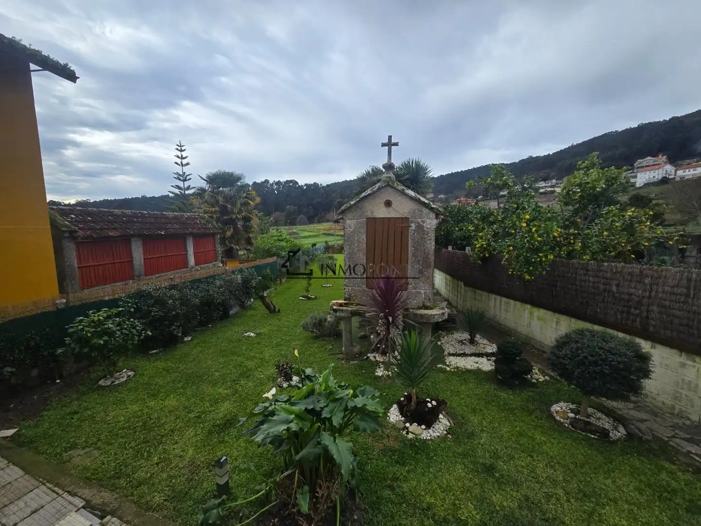 Jardín de Casa o chalet en venta en Poio con Jardín privado