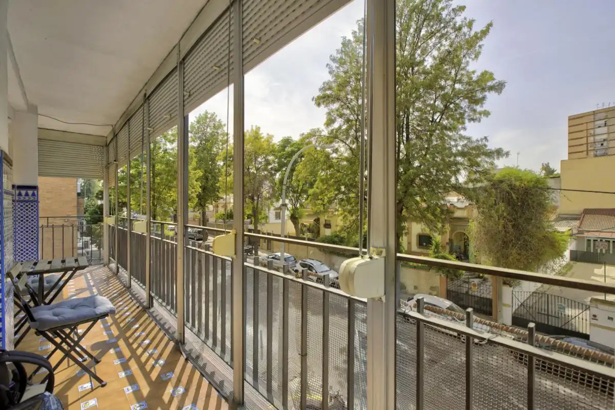 Terrasse von Wohnung zum Verkauf in San Juan de Aznalfarache mit Klimaanlage, Heizung und Terrasse