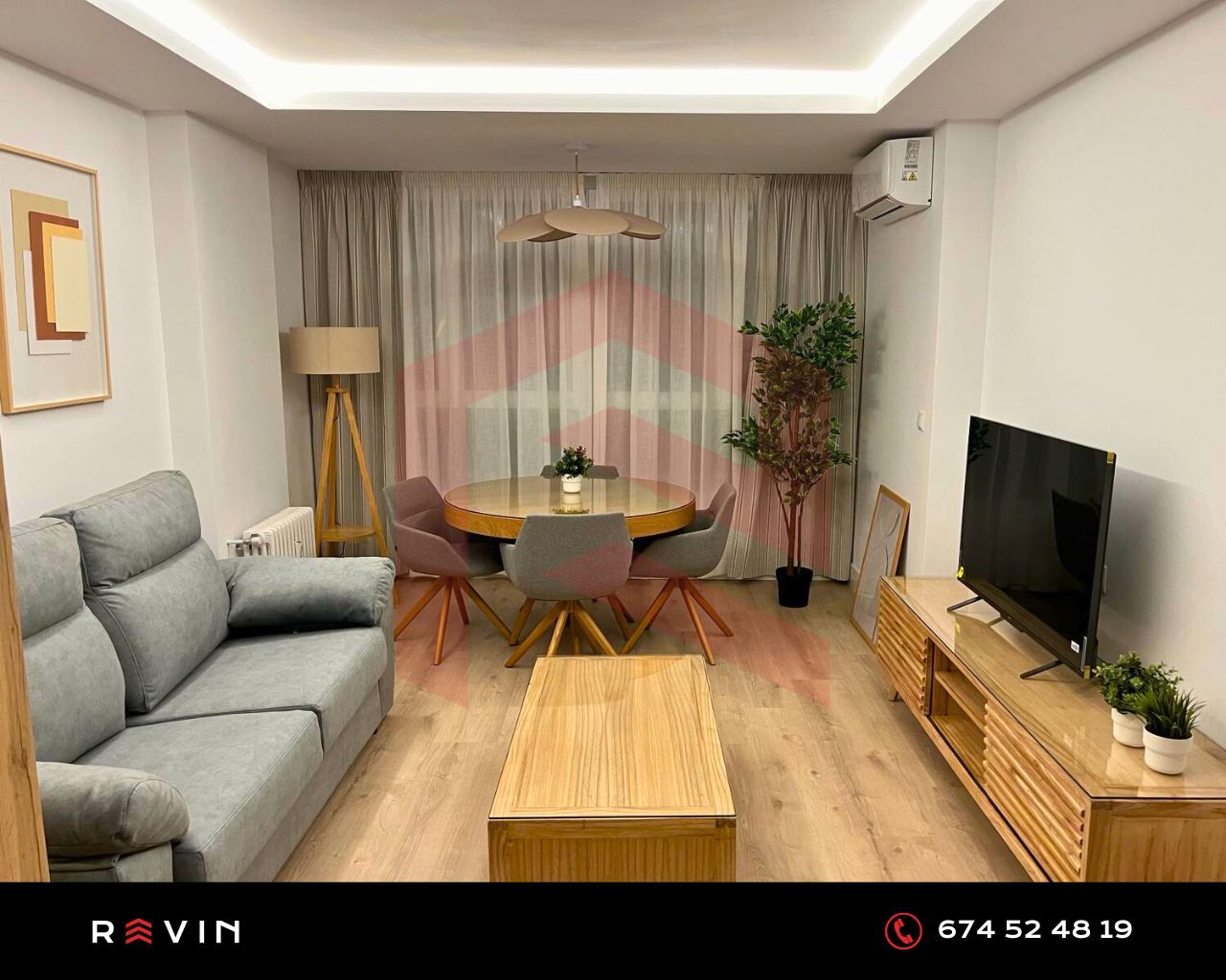 Living room of Flat to rent in  Jaén Capital  with Air Conditioner, Heating and Furnished