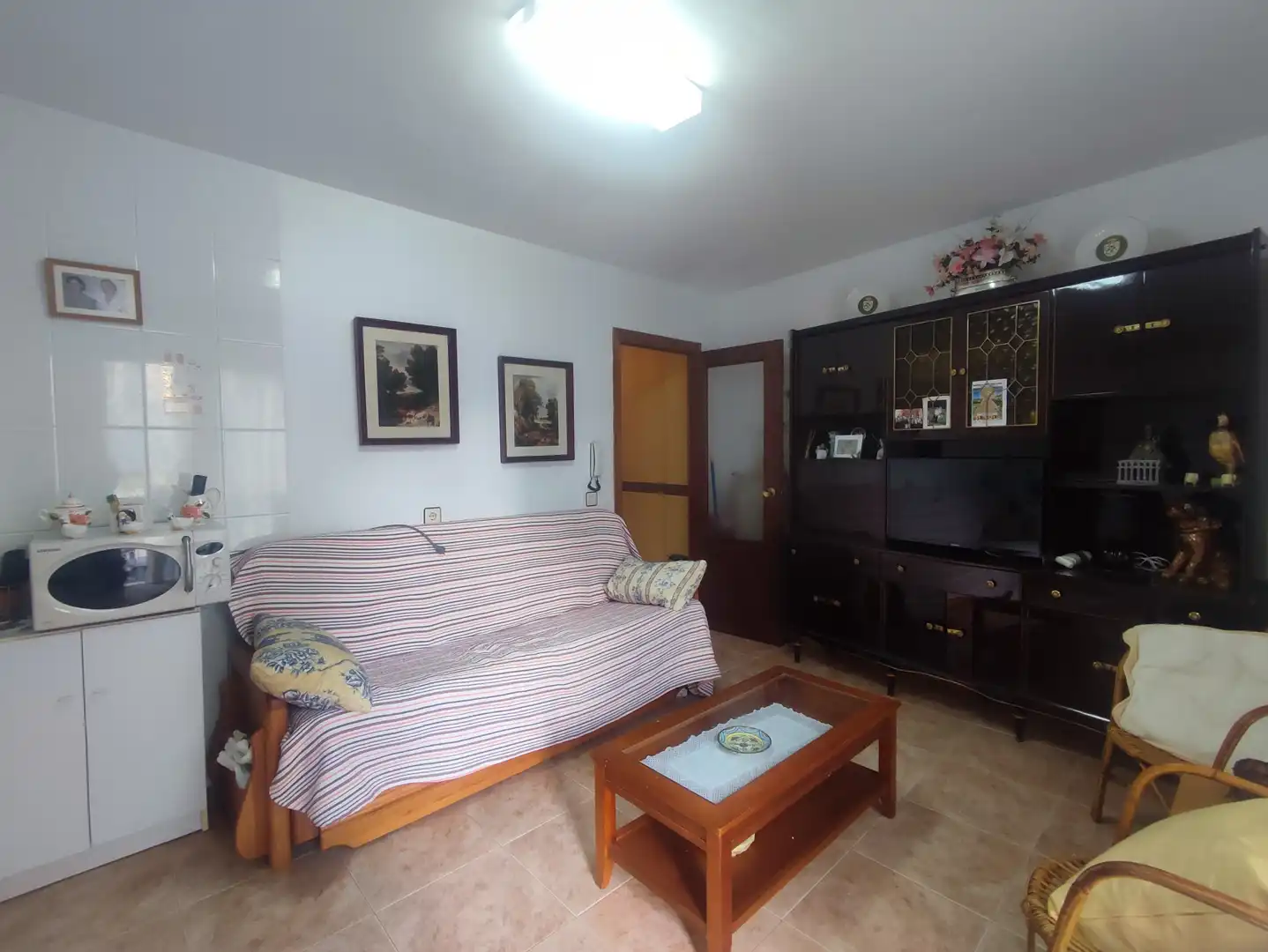 Sala de estar de Piso en venta en Igea con Amueblado, Lavadora y Microondas