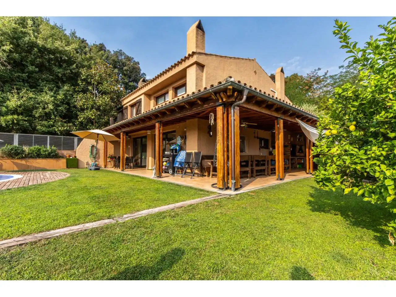 Jardí de Casa o xalet en venda en Castellar del Vallès amb Aire condicionat, Calefacció i Jardí privat