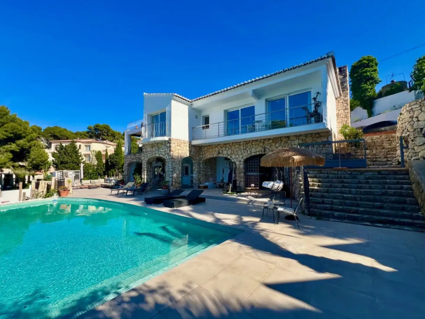 Exterior view of Houses for sale in Jávea / Xàbia  with Air Conditioner, Heating and Terrace