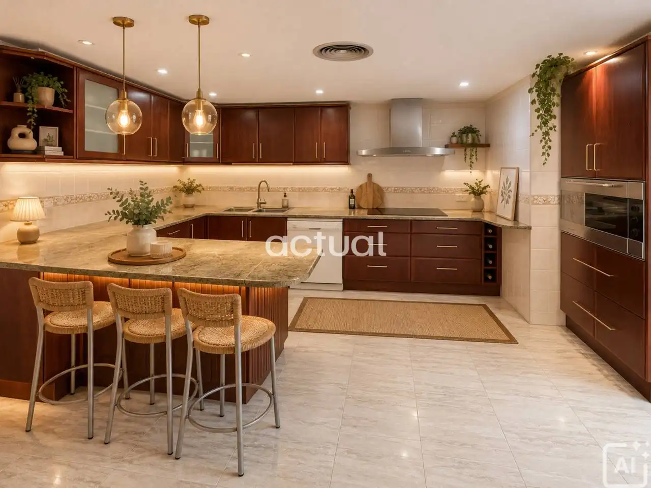 Cocina de Piso en venta en Santa Cristina d'Aro con Aire acondicionado, Calefacción y Terraza
