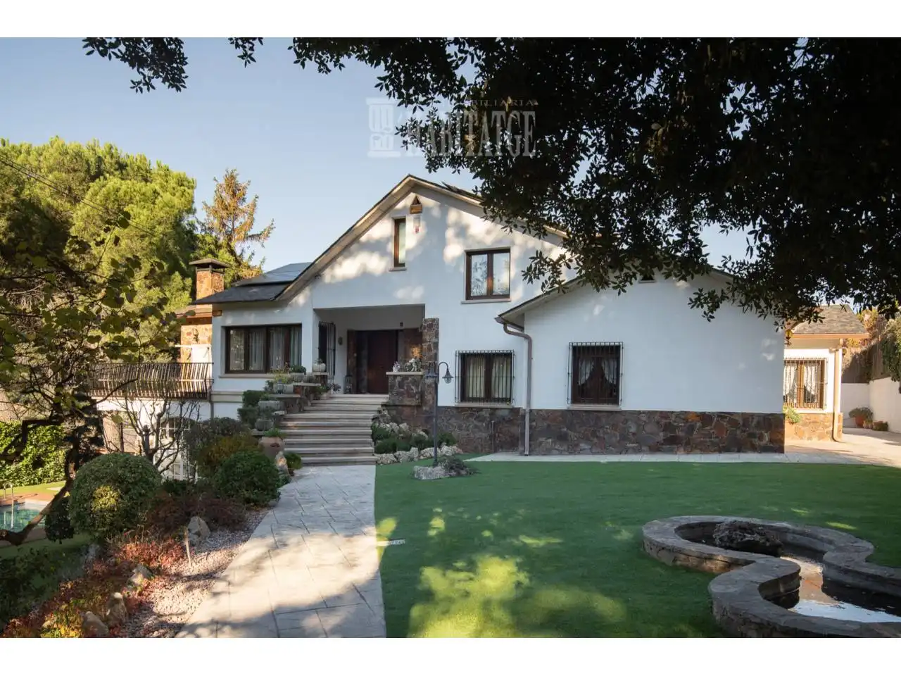 Vista exterior de Casa o chalet en venta en Aiguafreda con Aire acondicionado, Calefacción y Jardín privado
