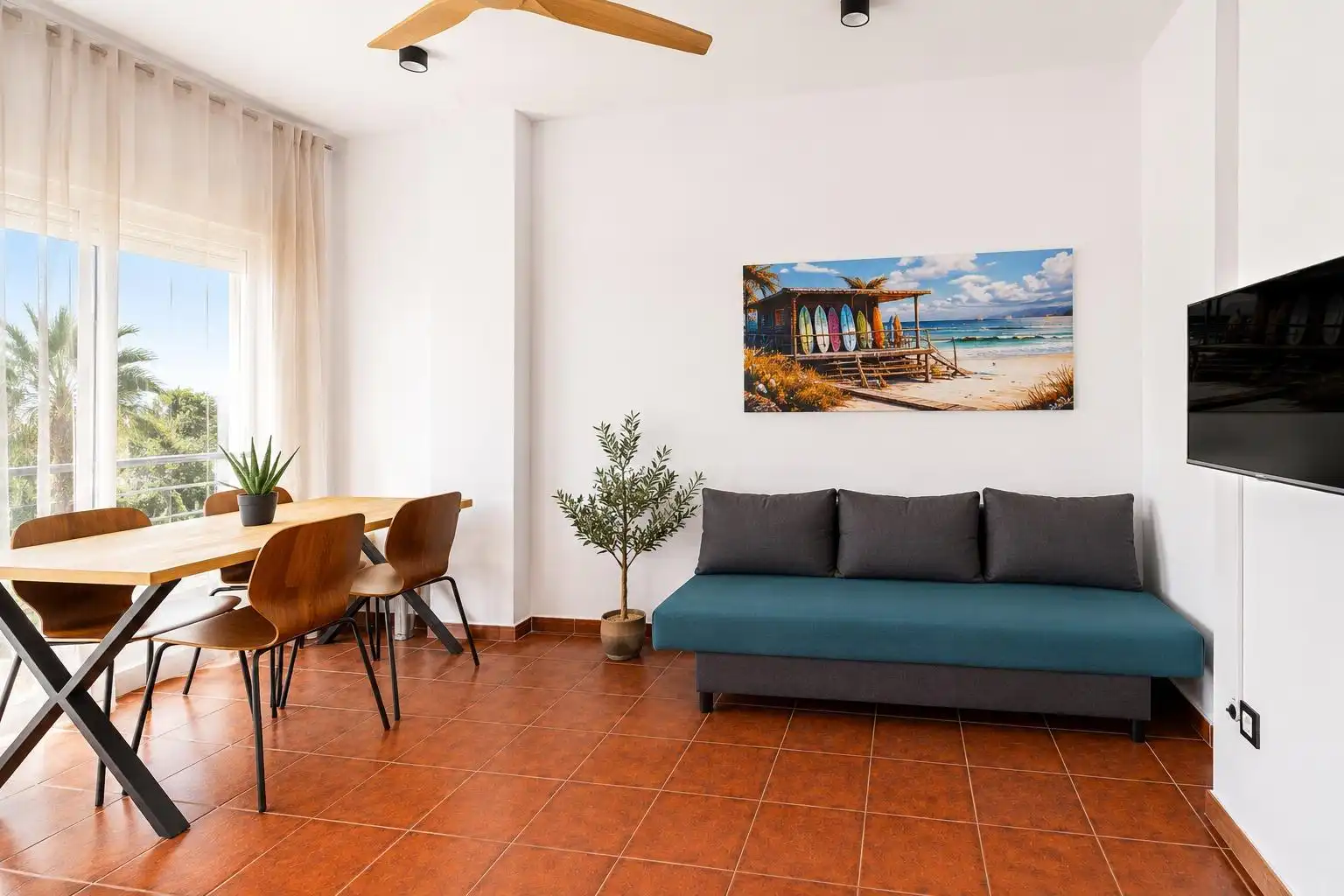 Living room of Apartments for sale in Chiclana de la Frontera  with Private garden and Community pool