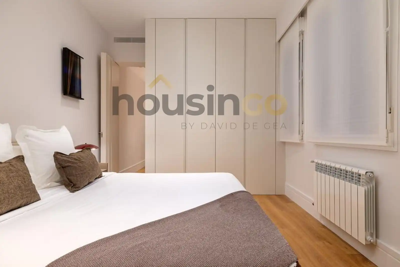 Schlafzimmer von Wohnung zum Verkauf in Madrid mit Klimaanlage, Heizung und Terrasse