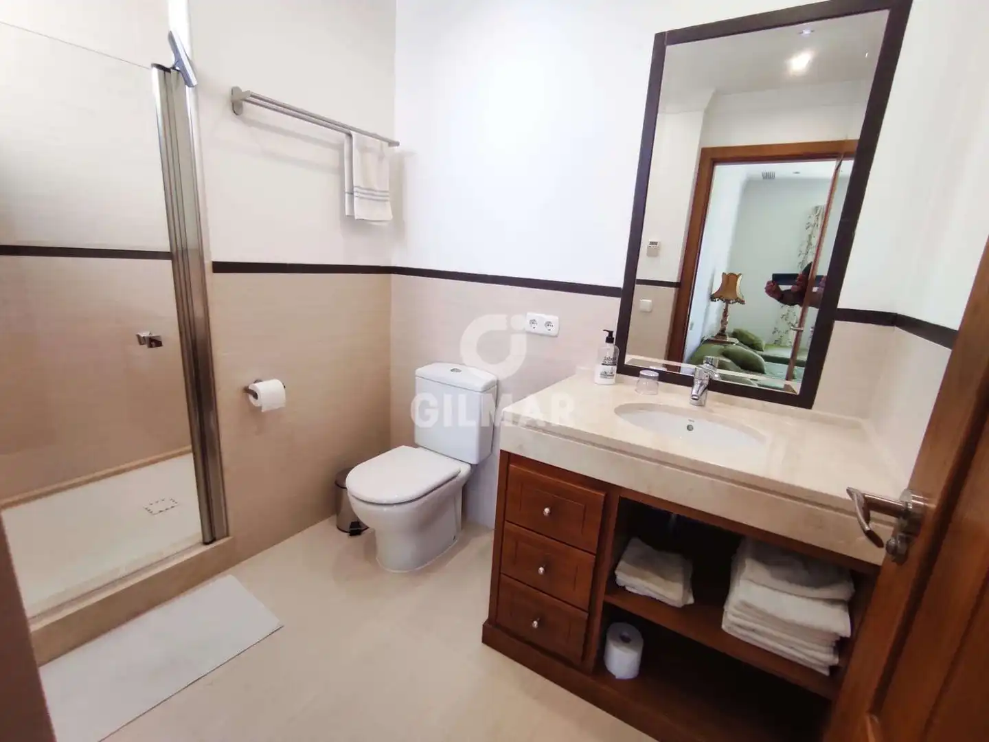 Baño de Casa o chalet en venta en Arcos de la Frontera con Calefacción, Jardín privado y Piscina
