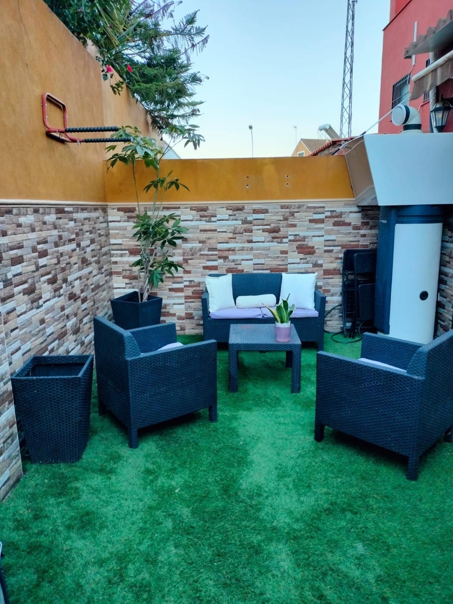 Terrace of Single-family semi-detached for sale in Alcalá de Guadaira  with Air Conditioner, Balcony and Community pool