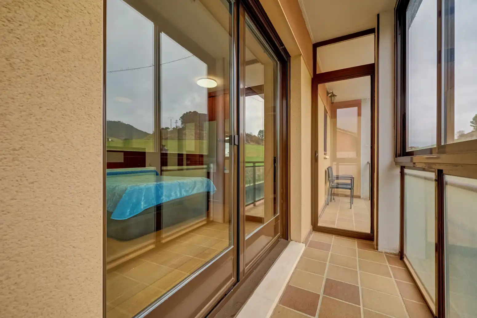 Balcony of Attic for sale in Enériz / Eneritz  with Heating, Private garden and Parquet flooring