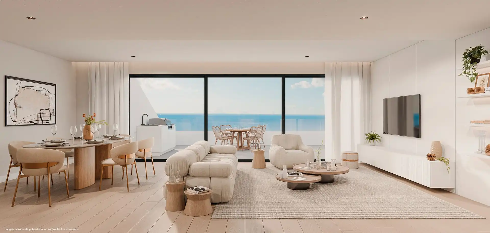 Living room of Apartments for sale in Benalmádena  with Terrace and Balcony