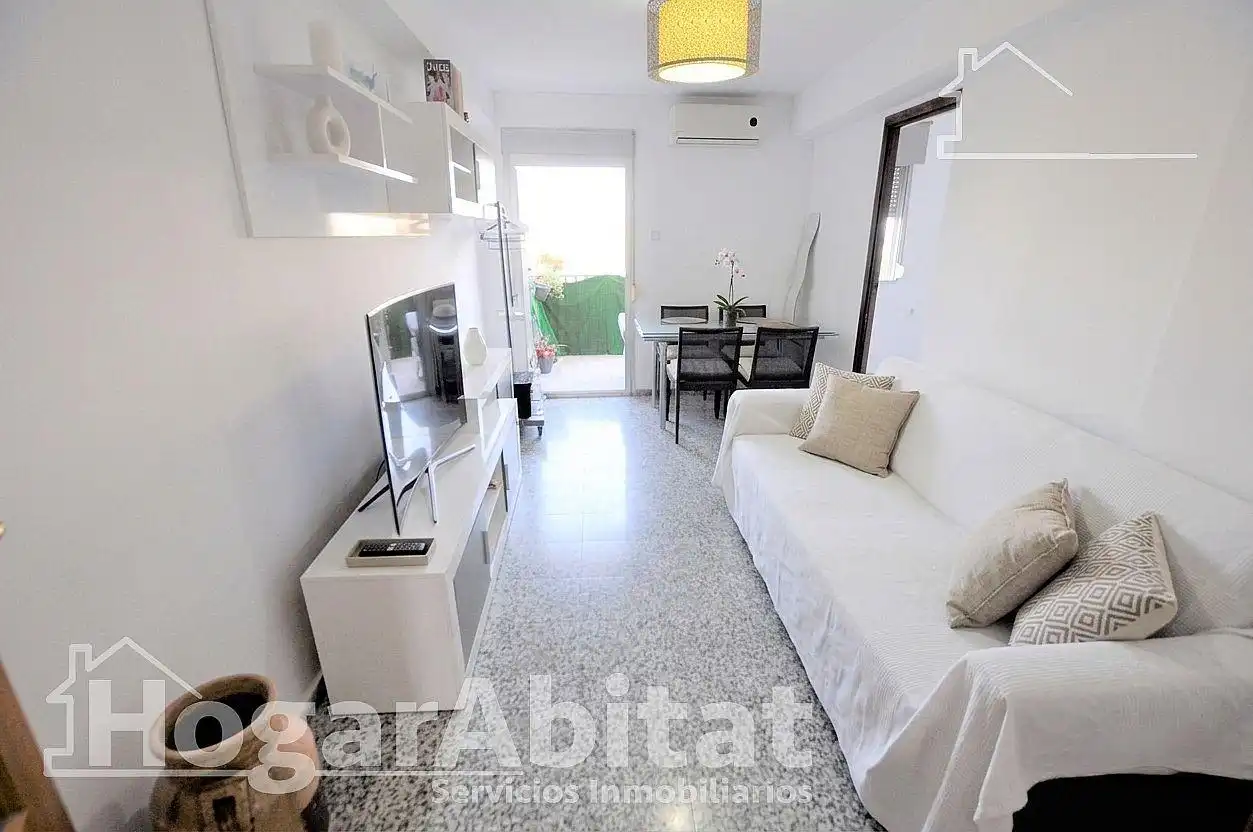 Sala de estar de Ático en venta en Valencia con Aire acondicionado, Calefacción y Terraza