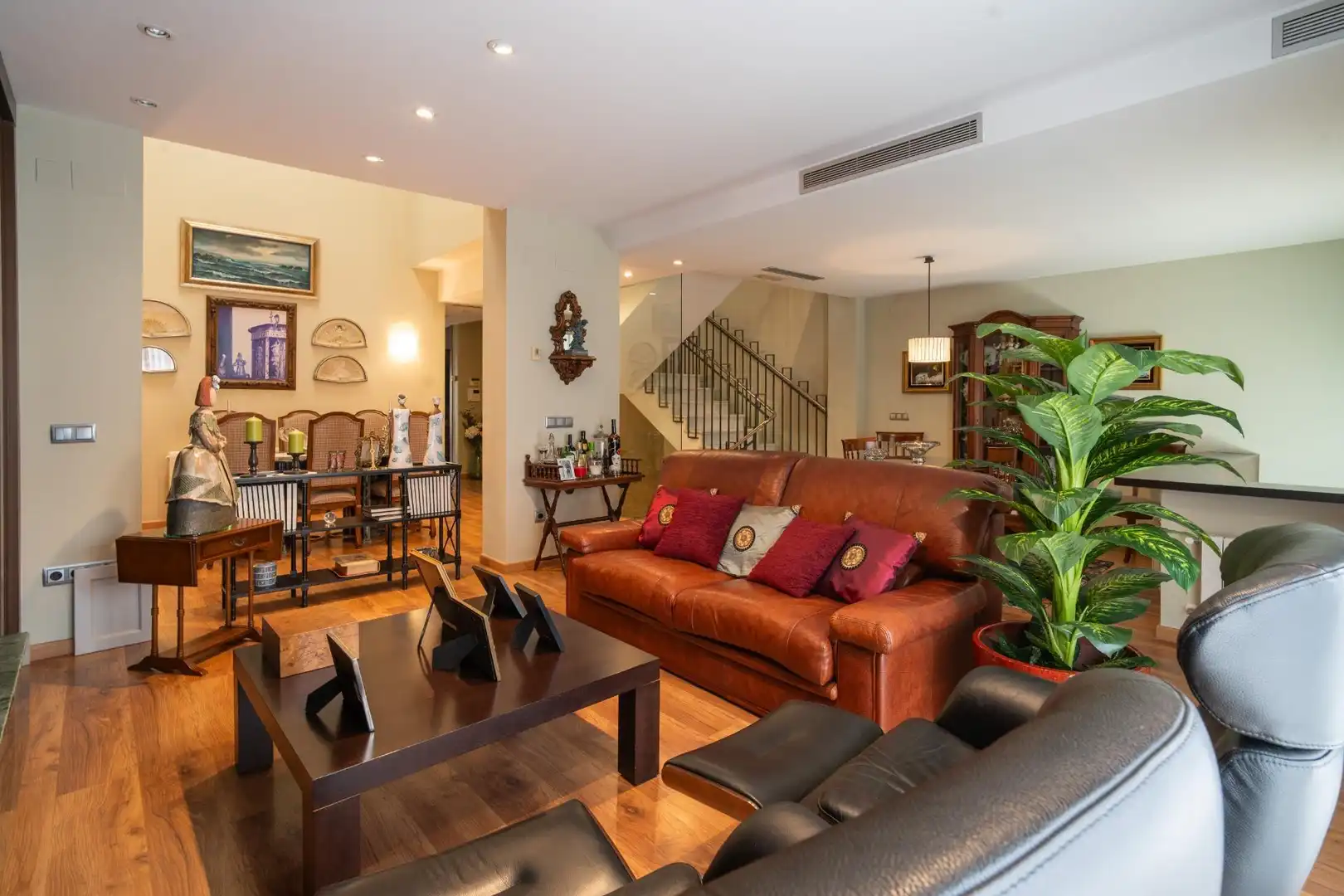 Sala de estar de Casa o chalet en venta en Benetússer con Aire acondicionado, Calefacción y Parquet
